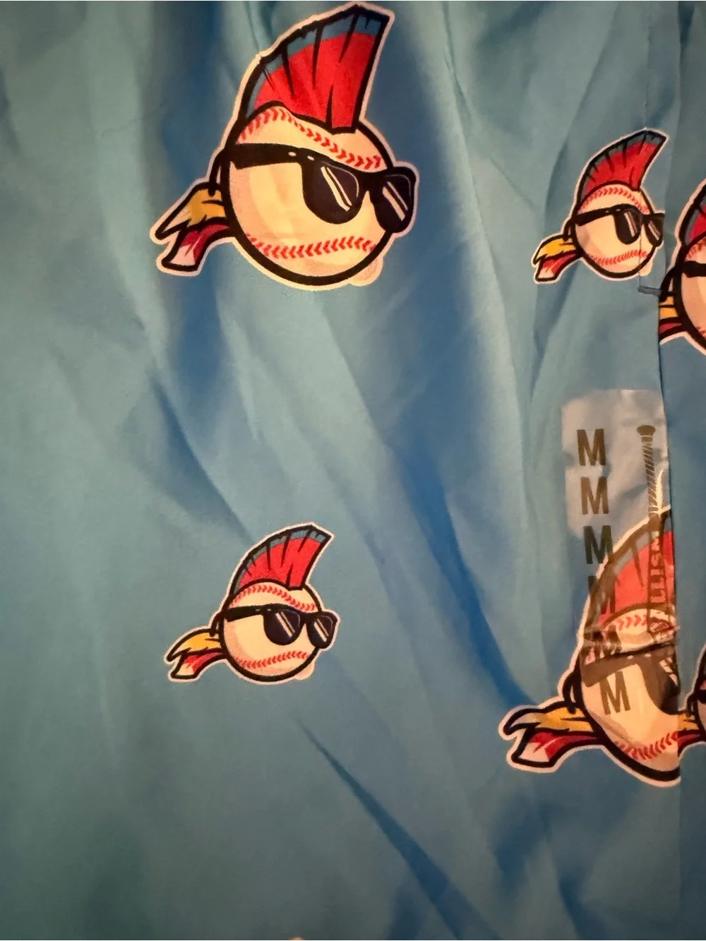 Baseballism light blue